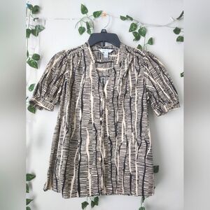 Nine West Short-Sleeve Dress Blouse